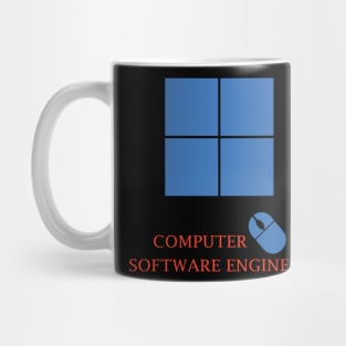 computer software engineer best design Mug